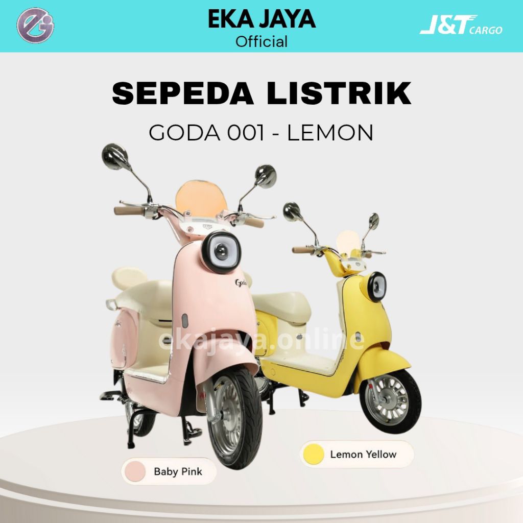 Jual Sepeda Listrik / E-bike GODA LEMON GD001 | Shopee Indonesia