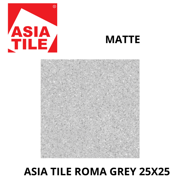 Jual KERAMIK LANTAI KAMAR MANDI ASIA TILE ROMA GREY DAN ROMA BROWN ...