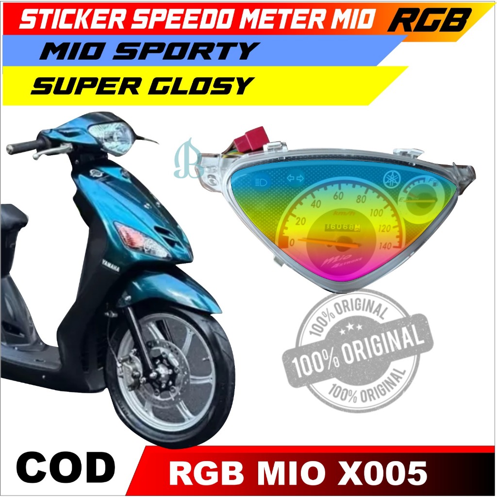 Jual STICKER PRINT TRANSPARAN PELINDUNG SPEEDOMETER MIO SMILE - STICKER ...