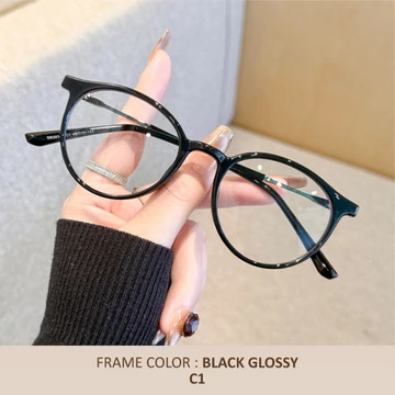 Eggry Eyewear Kacamata Anti Radiasi Minus Lensa Anti Blueray Photocromic Material TR 90 Metal