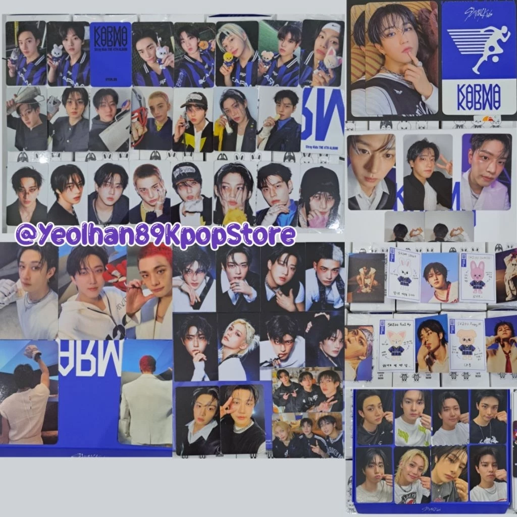 Photocard Resmi STRAY KIDS dari Album KARMA - Ready Stock