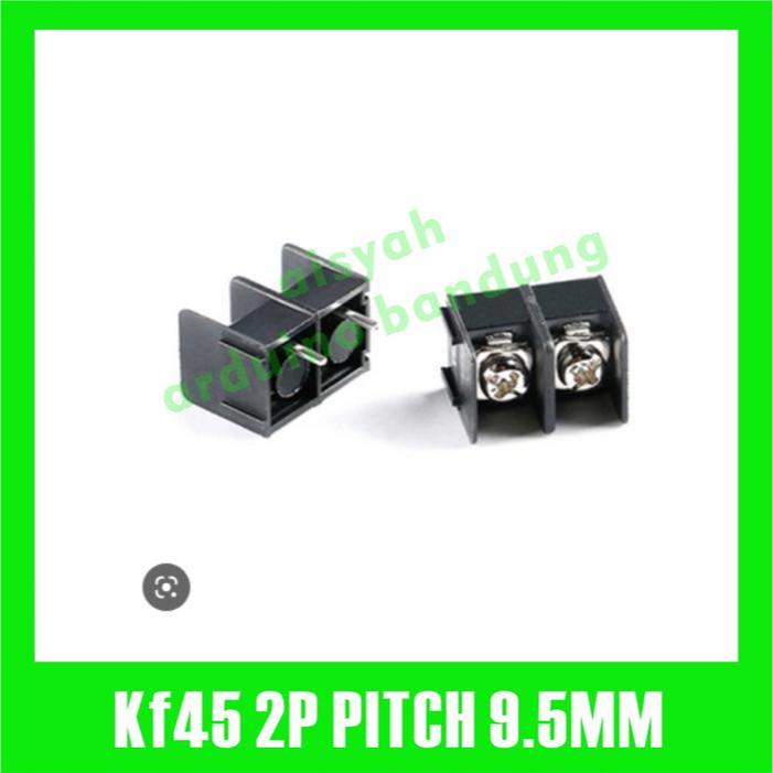 Jual TERMINAL BLOCK KF45 2 PIN CONNECTOR PCB PITCH 9.5MM KF 45 2P 2PIN ...