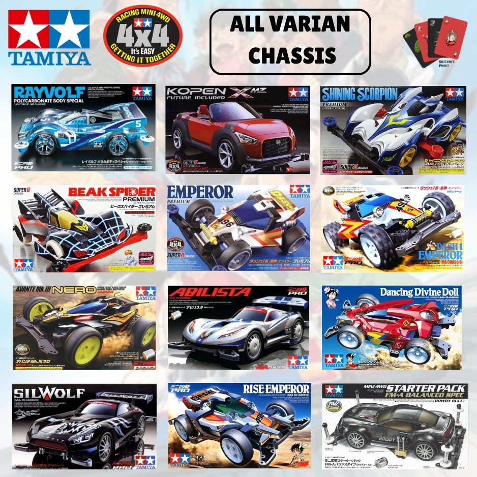 Jual Mainan Rakit Mobil Tamiya Mini 4WD Asli Original | Shopee Indonesia