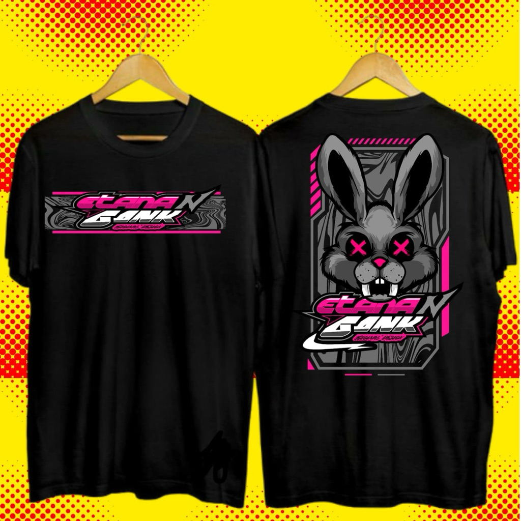 Jual KAOS ETANAN GANK KELINCI PEMUDA Baju Desain Racing free stiker ...