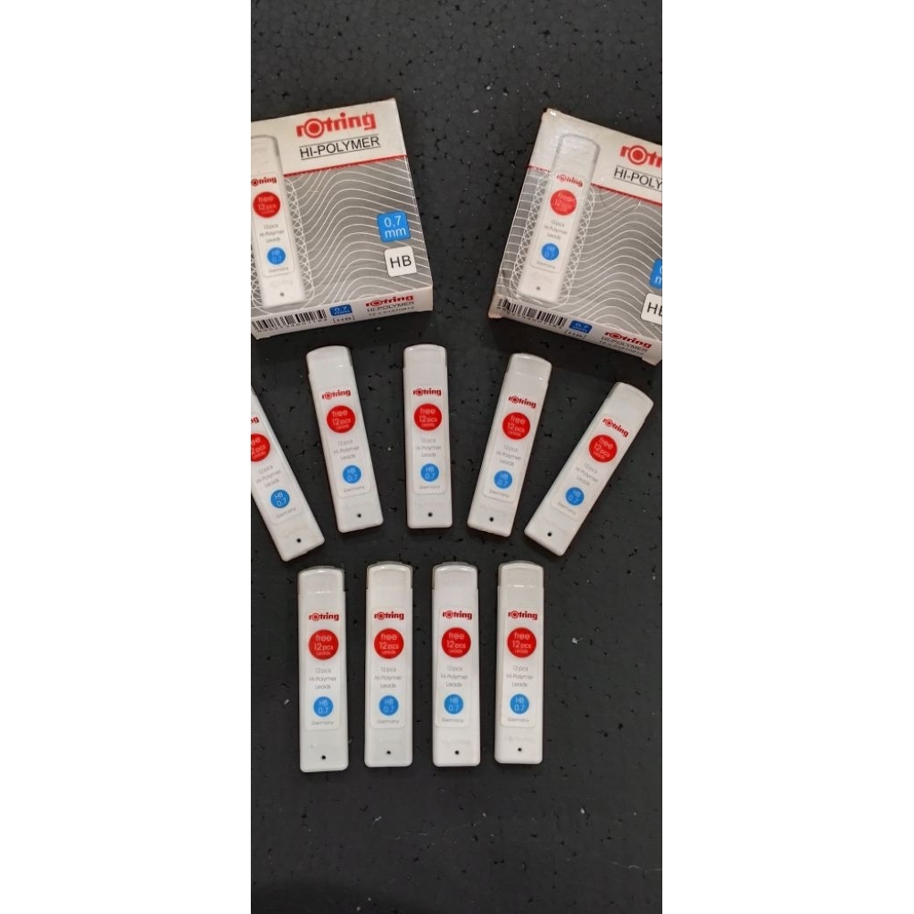 Jual REFILL PENSIL MEKANIK HB 0,7 MERK ROTRING REFILL PENSIL MEKANIK ...