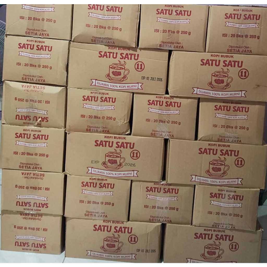 Jual KOPI BUBUK SATU SATU 1DUS ISI 20/EXP AGS 2026(BARANG REDY TDK PO