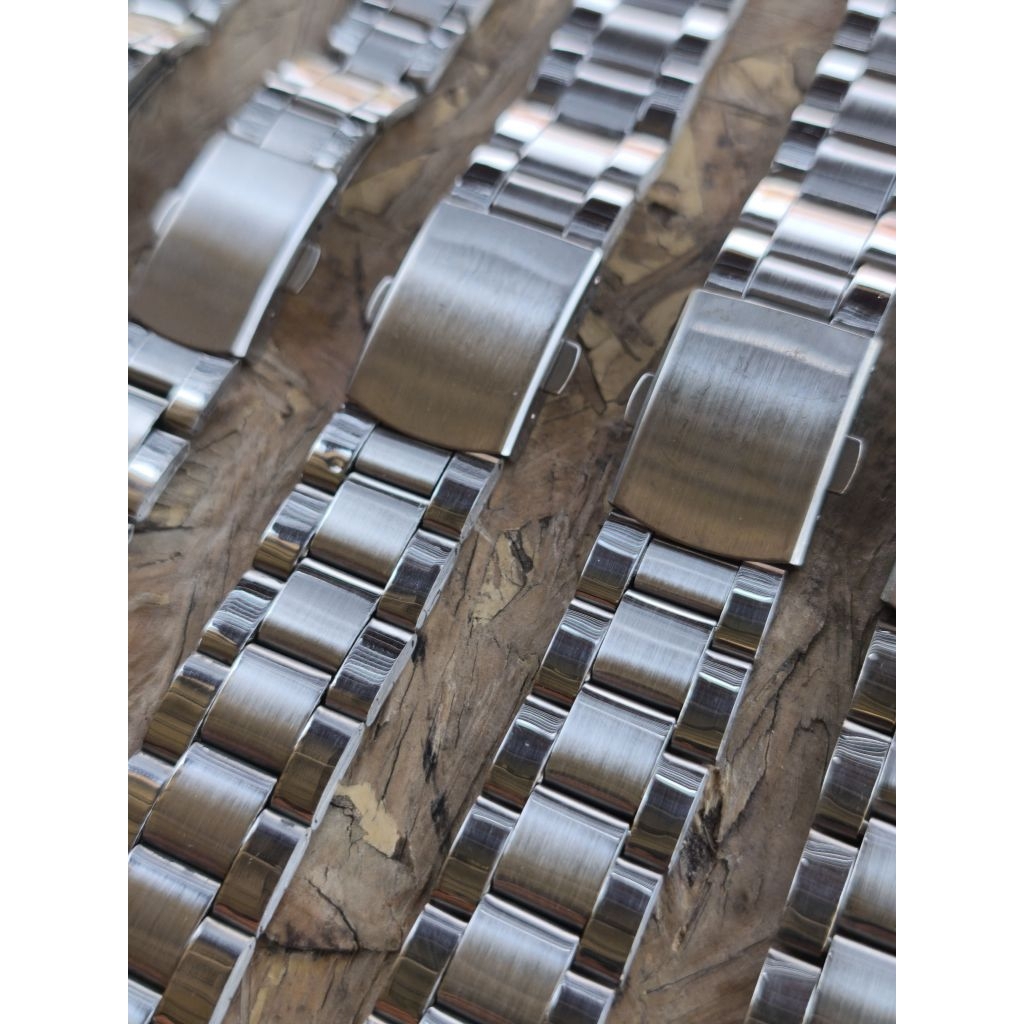 Jual Strap tali jam tangan rante rantai silver ukuran lengkap 12mm 14mm ...