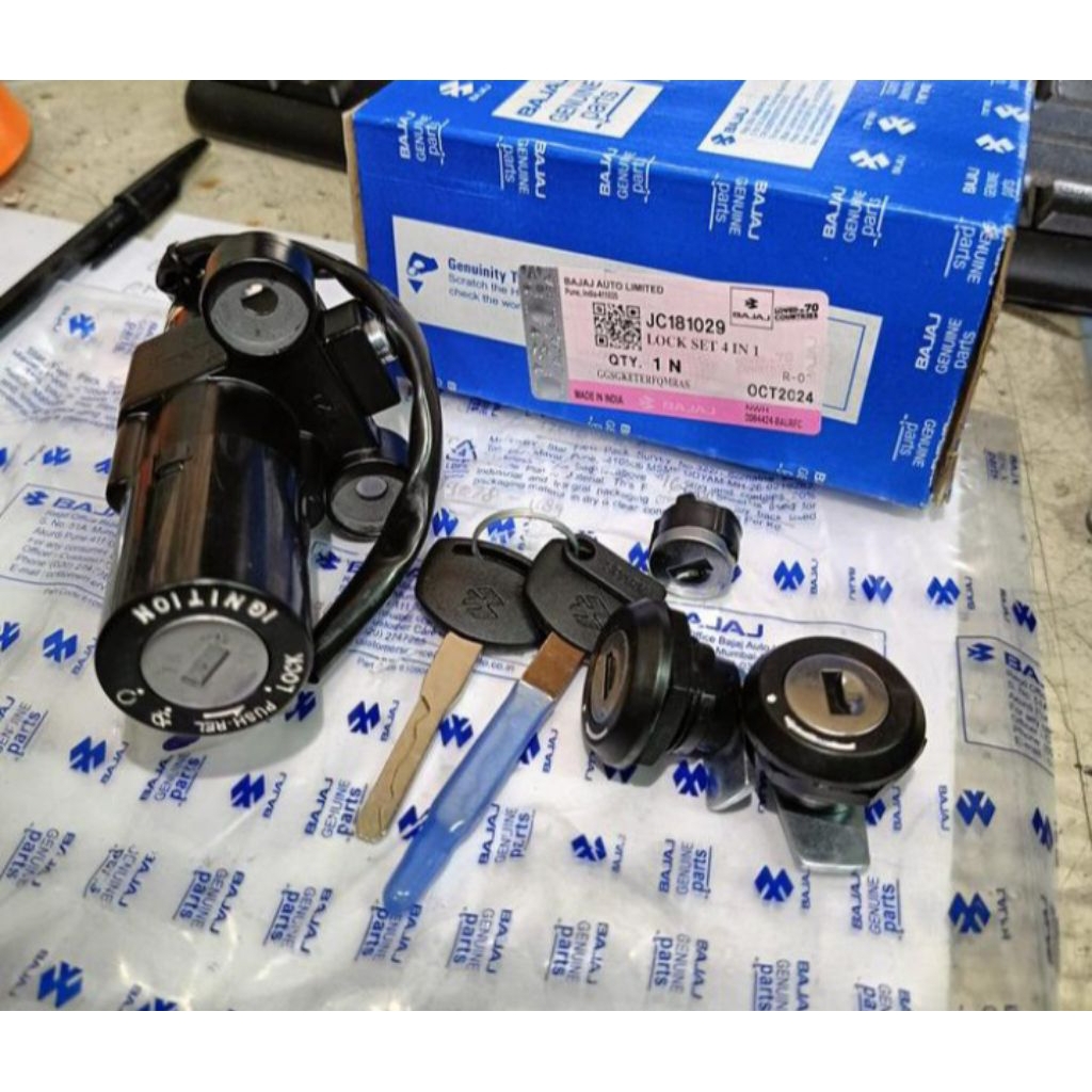 Jual KUNCI KONTAK SET ORIGINAL BAJAY PULSAR 180 UG4 - 220CC | Shopee ...