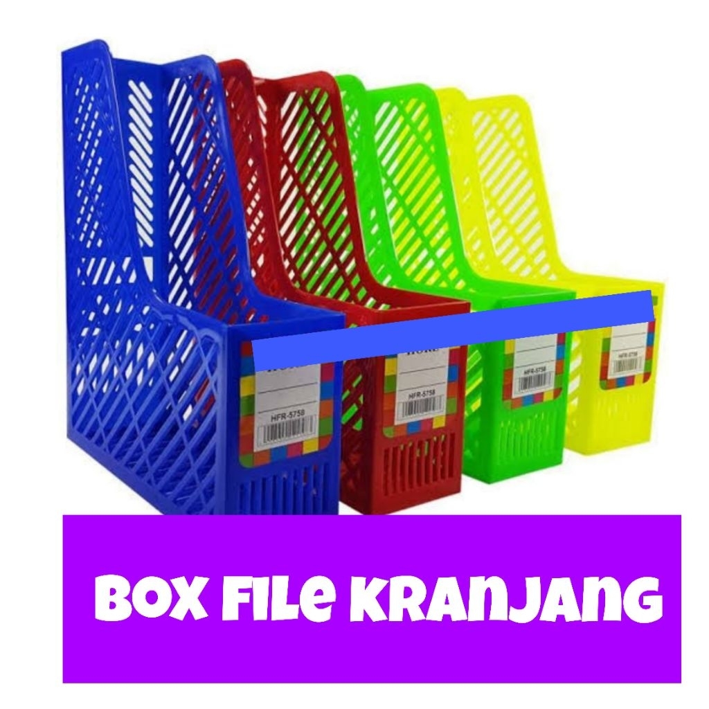 Jual ( 1 buah) box file plastik/ box dokumen/ folder storage elegan ...