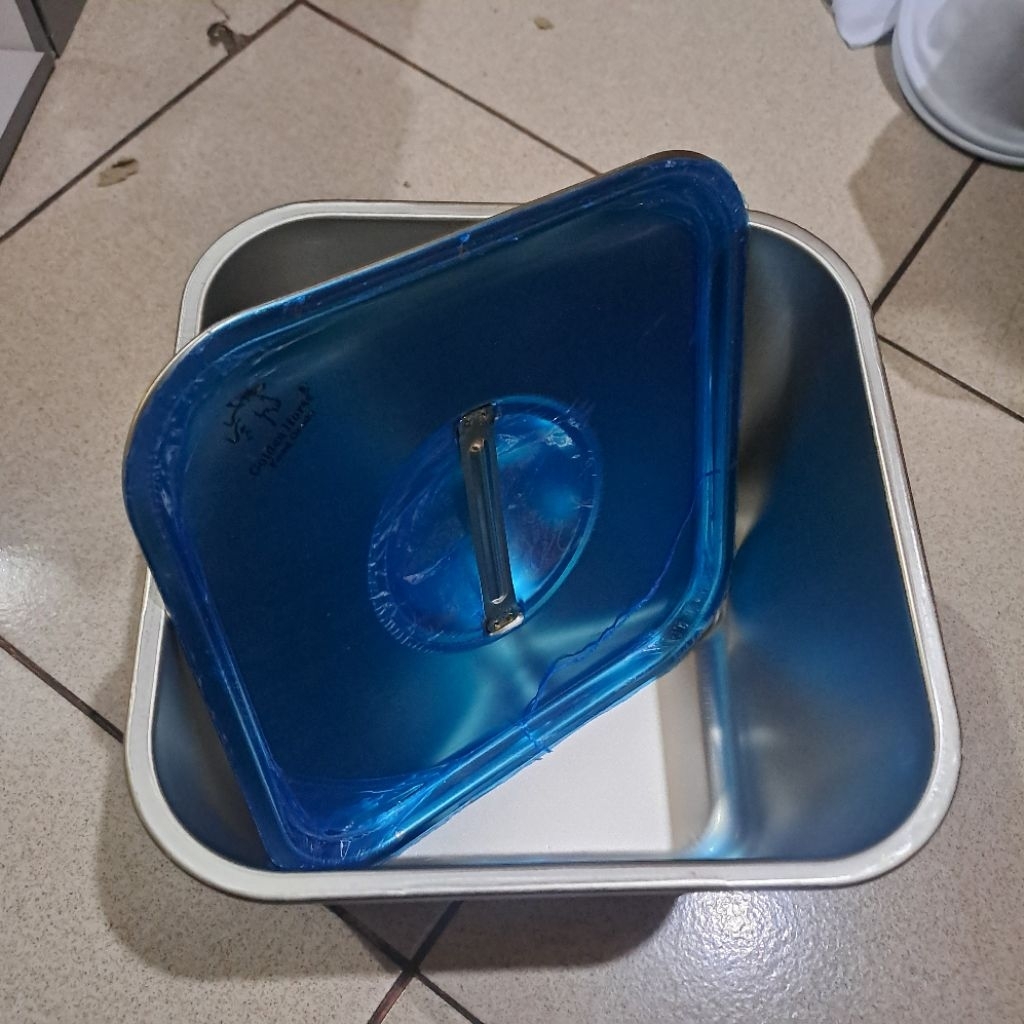 Jual Box souce 18 CM Stainless Steel Persegi + Tutup / Food Container ...