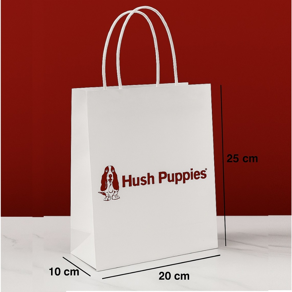 Jual Paper bag Hush Puppies small 20 x 25 x 10 cm | Shopee Indonesia