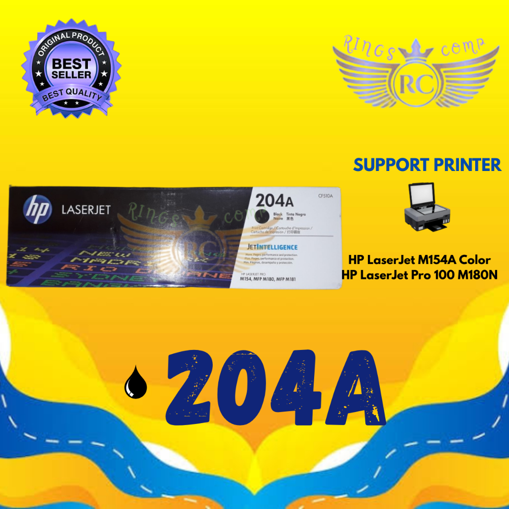 Jual Toner HP 204A Cartridge Printer Pro M181FW, M154A | Shopee Indonesia