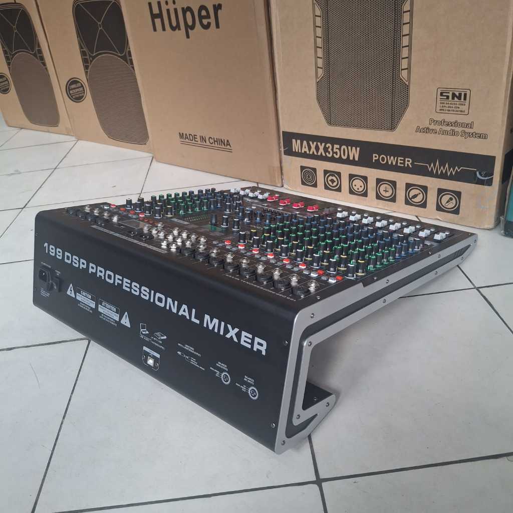 Jual Huper QX12 / QX 12 Mixer Audio 12 Channel USB Bluetooth | Shopee ...