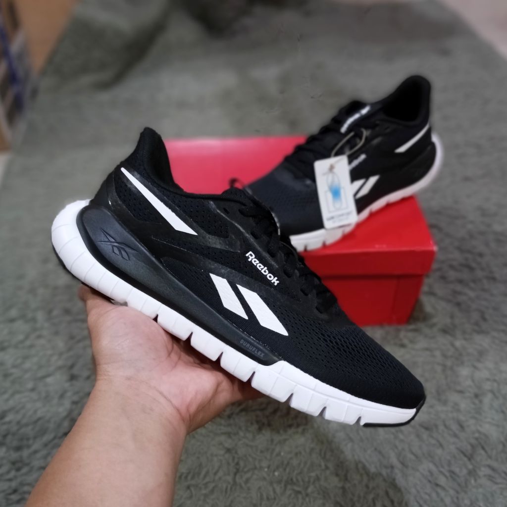Jual Resmi MAP Reebok Flex trainer Black white BNIB original | Shopee ...