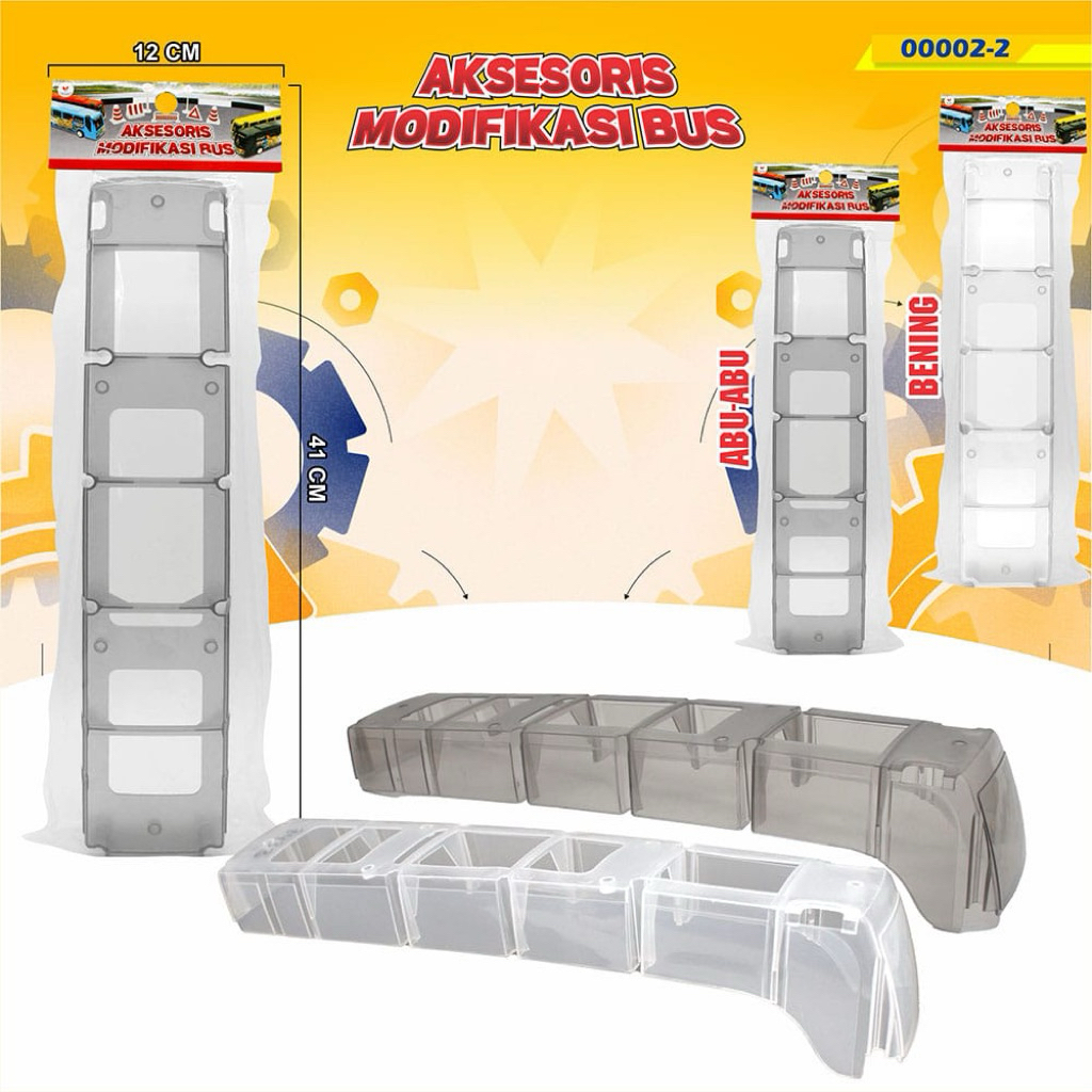 Jual Aksesoris Kaca pengganti miniatur bus RKC mainan modifikasi bening ...