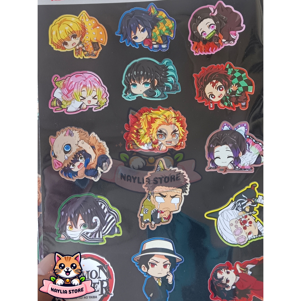 Jual Sticker Sheet Demon Slayer | Shopee Indonesia