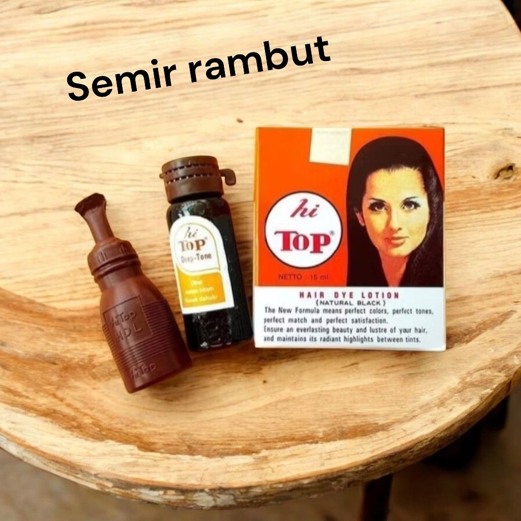 Jual Semir Hi Top 15 ml natural black legend | Shopee Indonesia