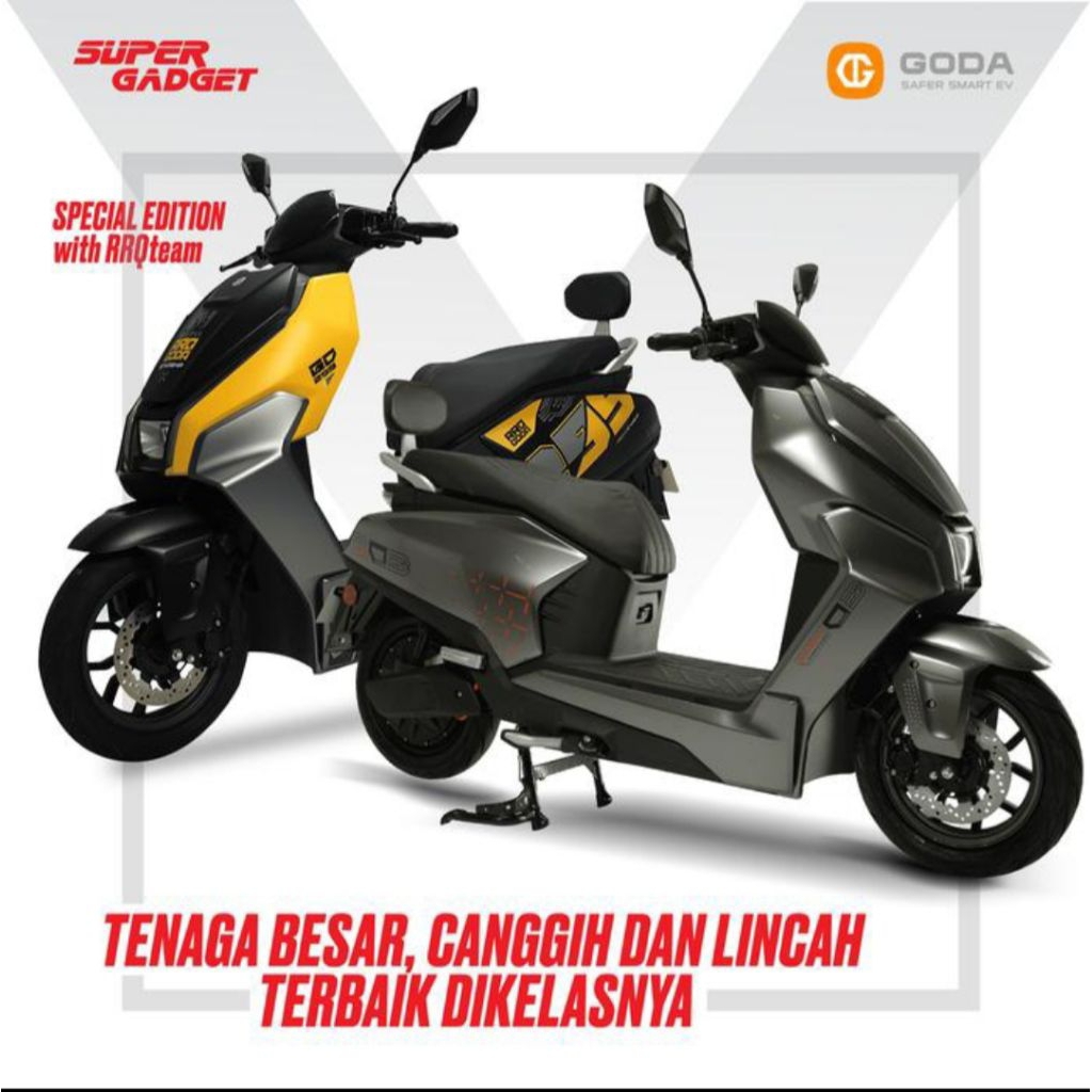Jual Sepeda Motor Listrik GODA 299 RRQ Dinamo 3000 Watt | Shopee Indonesia