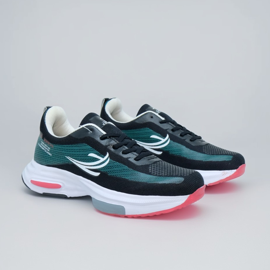 Jual Sepatu Olahraga Running Pria Sepatu Full Black Cowok Ringan ...
