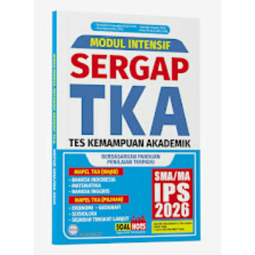 Jual Latihan Soal Modul Intensif Sergap TKA Tes Kemampuan Akademik SMA ...