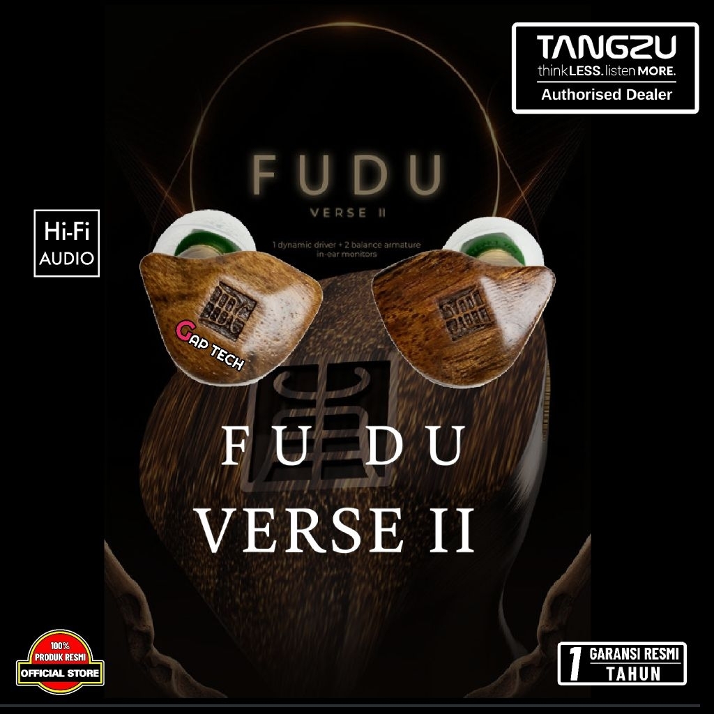Jual Tangzu Fudu / Fu Du Verse II / Verse 2 - Hybrid 1DD + 2BA Drivers ...