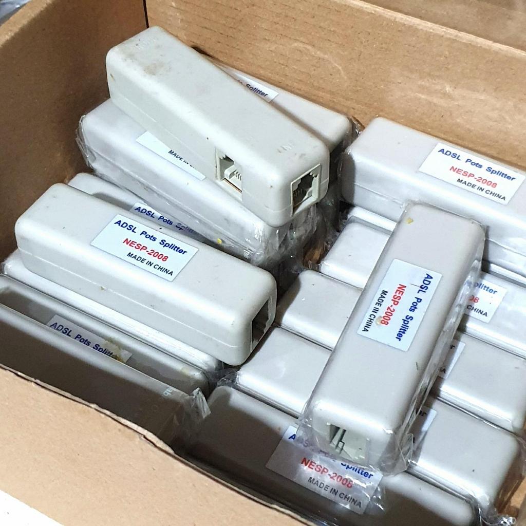Jual ADSL POE SPLITTER MODEM SPLITER RJ11 TELEPON 3 PORT RJ-11 TELKOM ...
