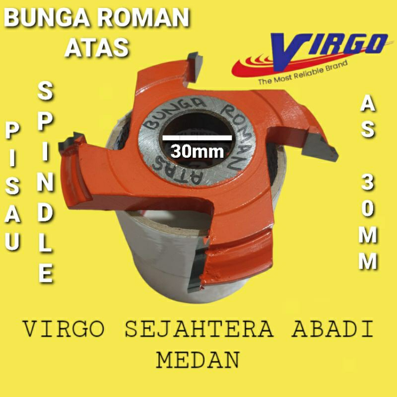 Jual MATA PISAU PROFIL ROUTER DUDUK ALUR BUNGA ROMAN SPINDLE KAYU ATAS ...