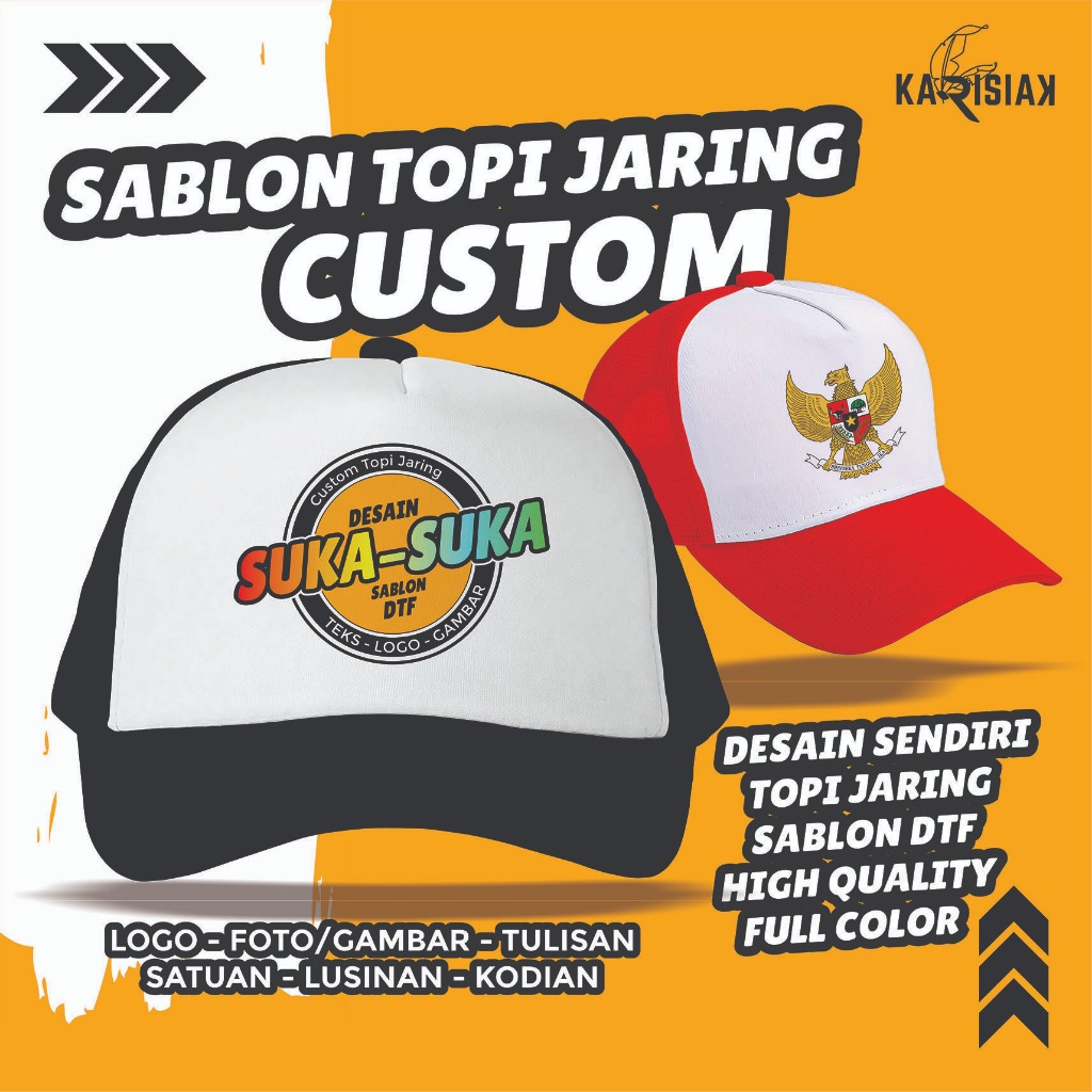 Jual Topi Custom Terlengkap & Harga Terbaru Juli 2026 | Shopee Indonesia