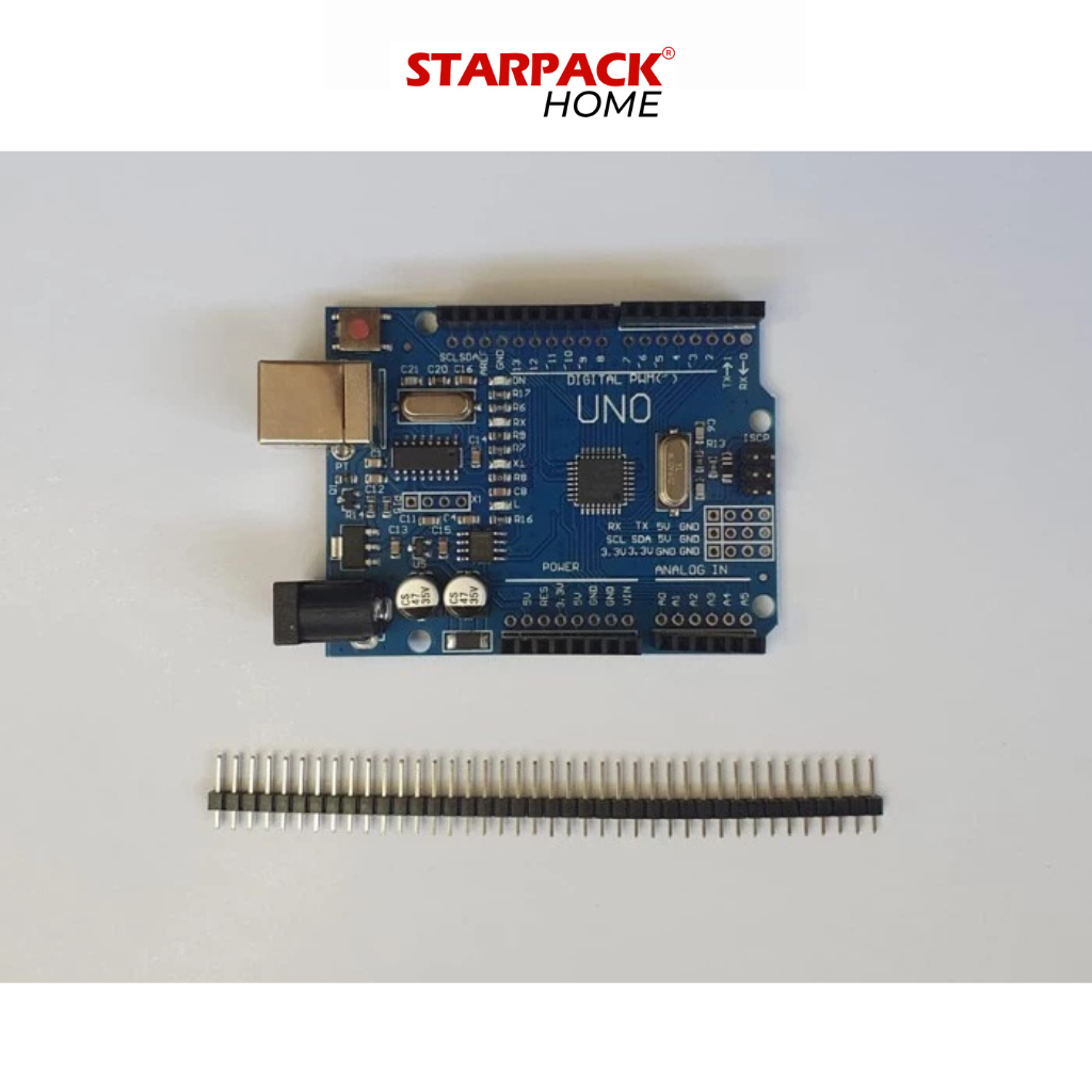Jual Arduino UNO R3 ATmega328P Compatible Board + Kabel USB | Shopee ...