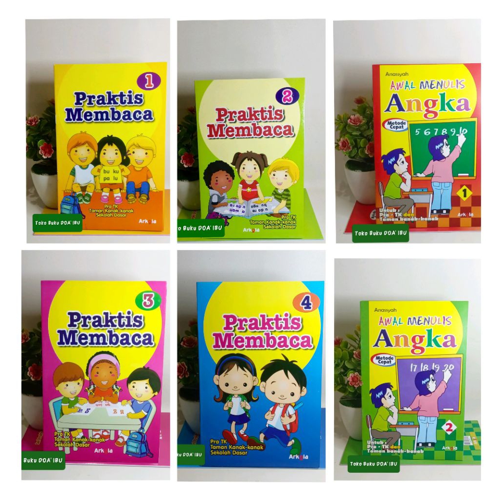 Jual BUKU PAUD TK SD PRAKTIS MEMBACA DAN MENULIS ANGKA ARKOLA | Shopee ...