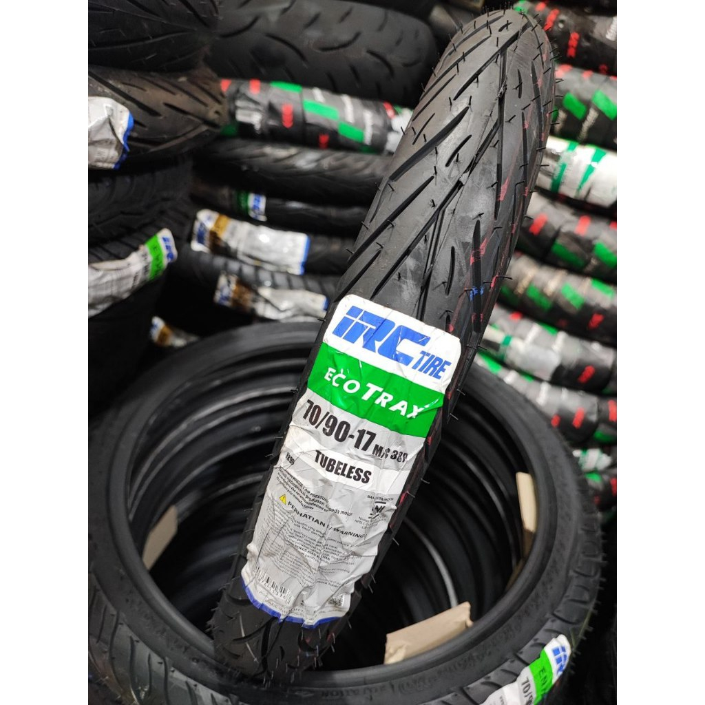 Jual (BAYAR DITEMPAT) BAN IRC 70/90-17 ECOTRAX TUBELESS Ban Motor REVO ...