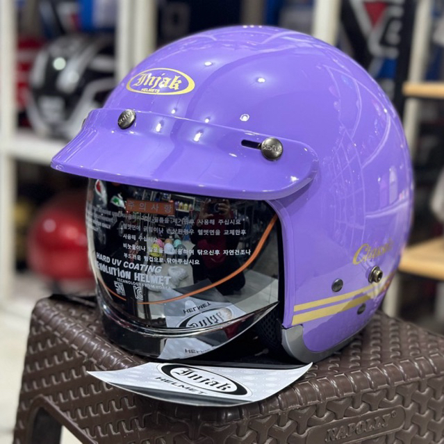 Jual Helm Bogo Merek Injak Original Sudah Pake Kaca Bawaan | Shopee ...