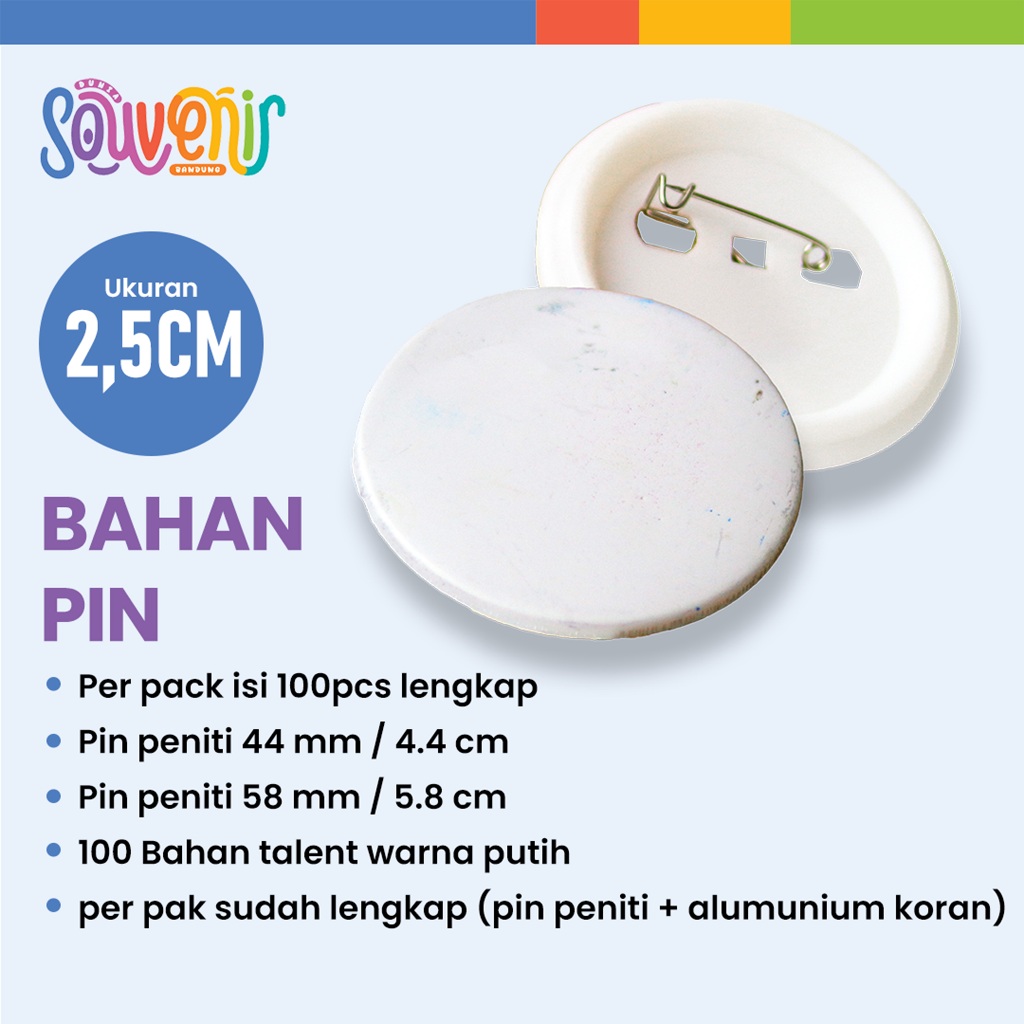 Jual BAHAN PIN | BAHAN PIN PENITI | BAHAN BROS | UKURAN 4.4 CM & 5.8 CM ...