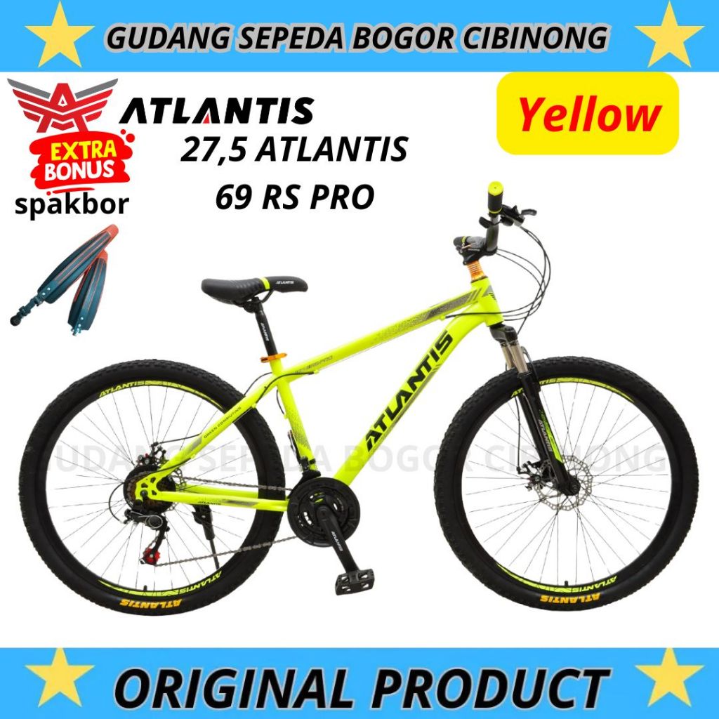 Jual Sepeda Gunung MTB 27,5 Atlantis 730/ 69 Disc Brake Fork
