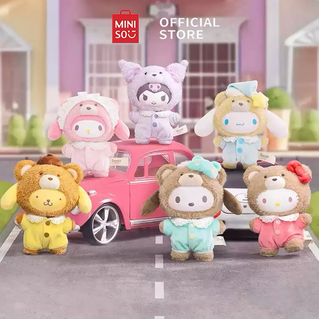 Jual Miniso X Sanrio Karakter Latte Baby Gantungan Tas Vinyl Face Plush ...