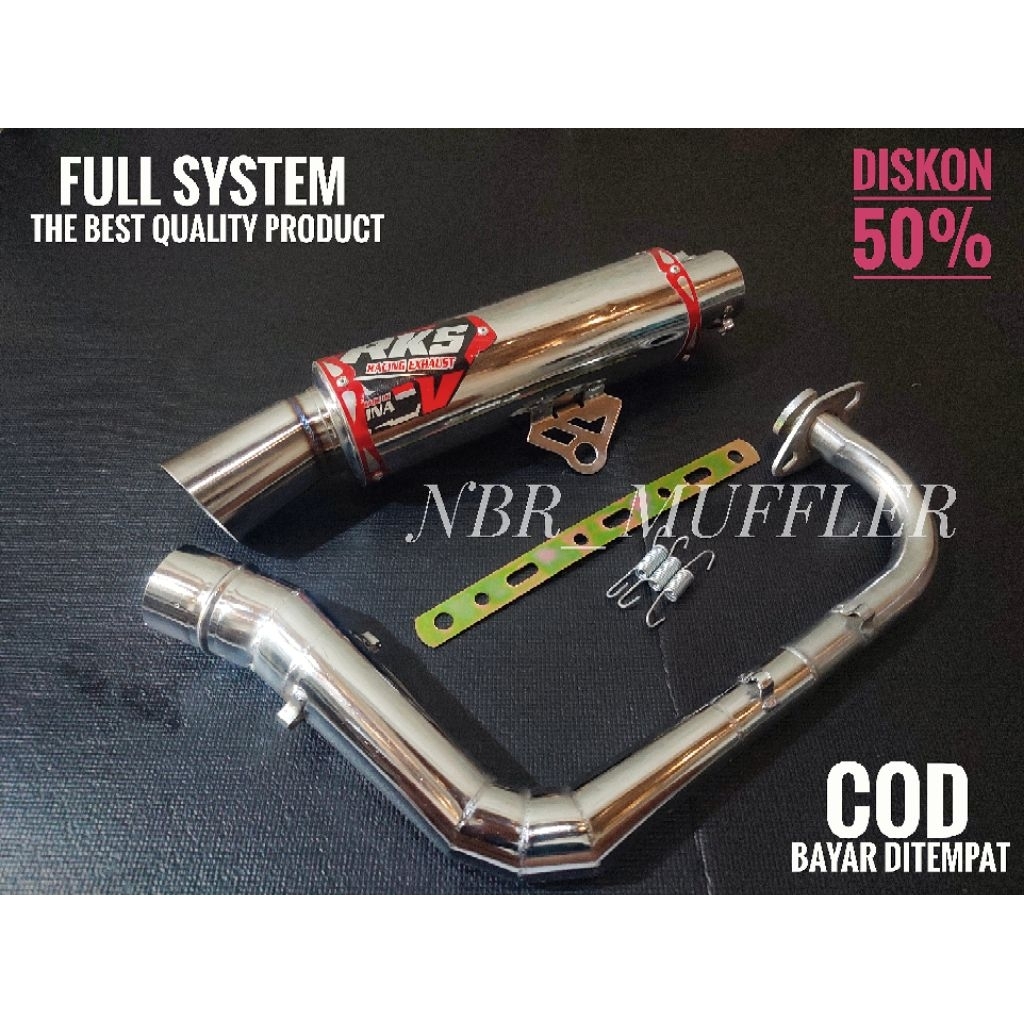 Jual Knalpot Racing Samlong RKS Full Crum Untuk Motor all matic /all ...