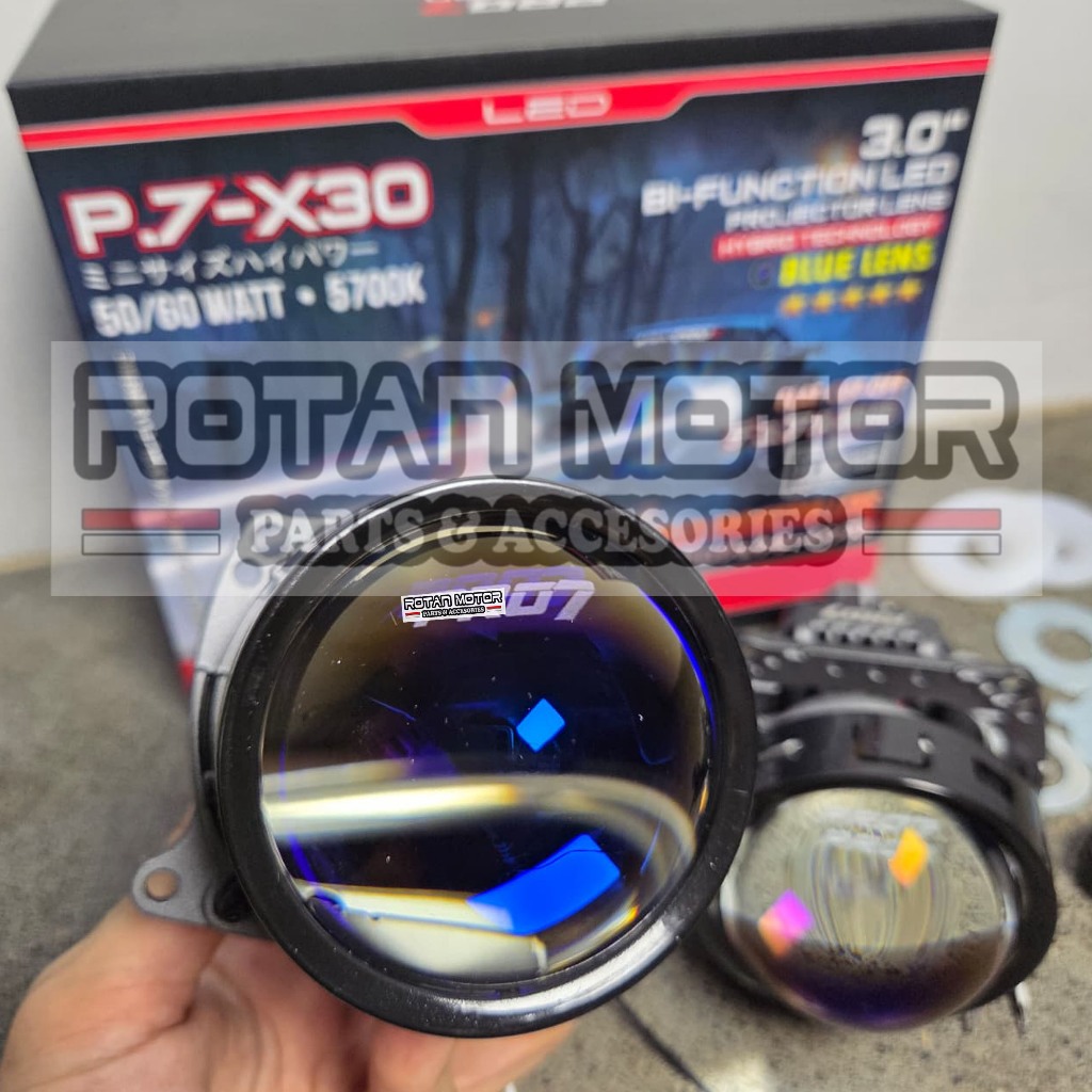 Jual BILED VIRAL PRO7 P.7X-30 3 Inch Blue Lens 5700K 50W / 60W / P7X30 ...