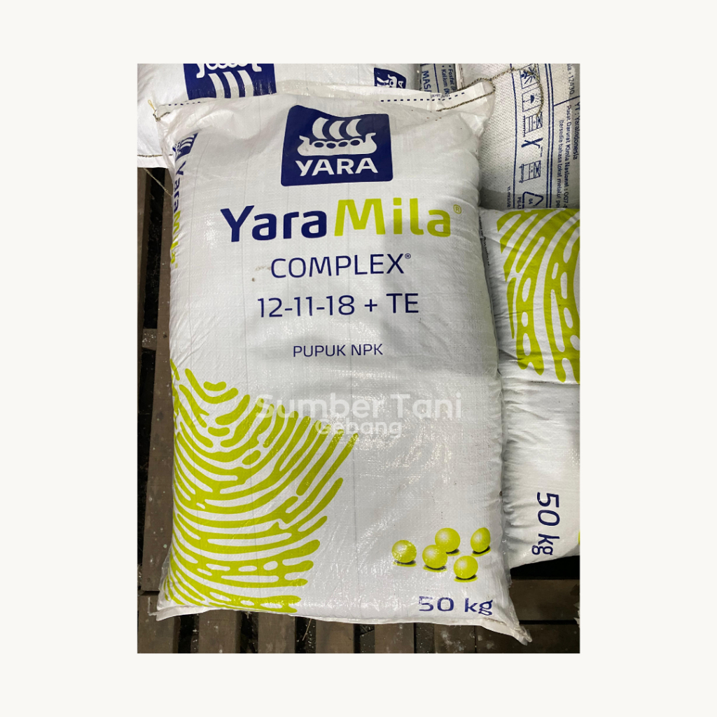 Jual Pupuk Yaramila Complex NPK 12-11-18+TE 50kg | Shopee Indonesia