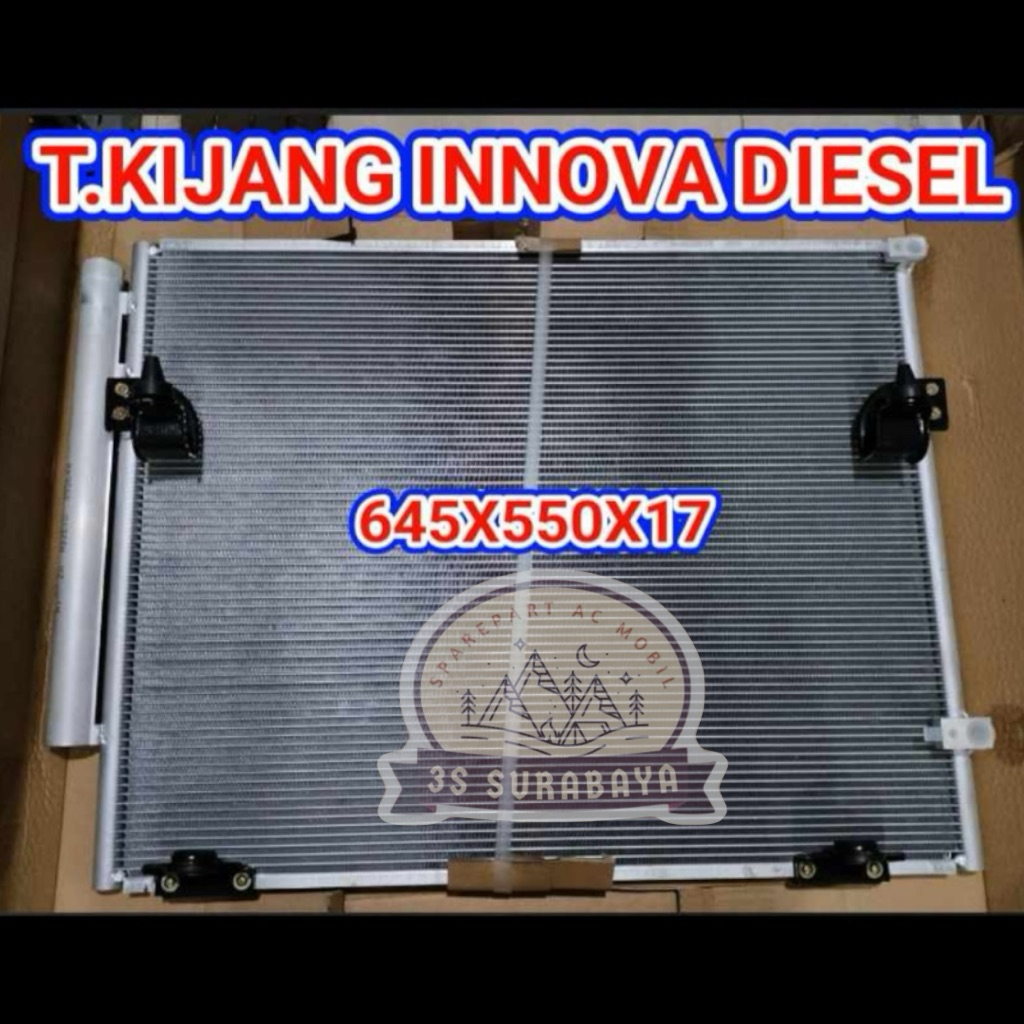 Jual Kondensor Innova diesel lama 2004-2015 Hilux diesel Solar Ac mobil ...