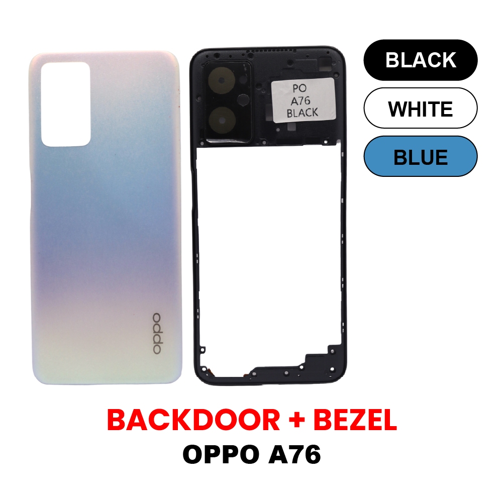 Jual Backdoor + Bezel Oppo A76 | Shopee Indonesia