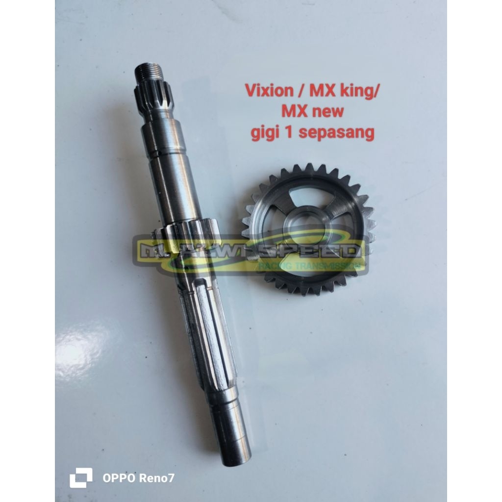 Jual Rasio racing MX new / MX king / Vixion gigi 1 sepasang | Shopee ...