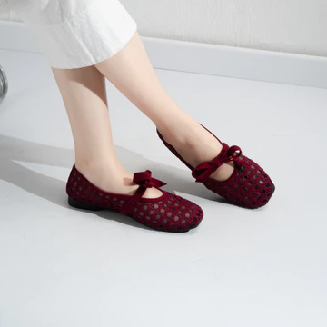 Camellia Sepatu Flat Shoes Pita Transparan Navisa Basic Collection