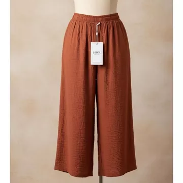 Celana Kulot Wanita Bahan Cringkle Airflow HIGHWAIST LOOSE PANTS