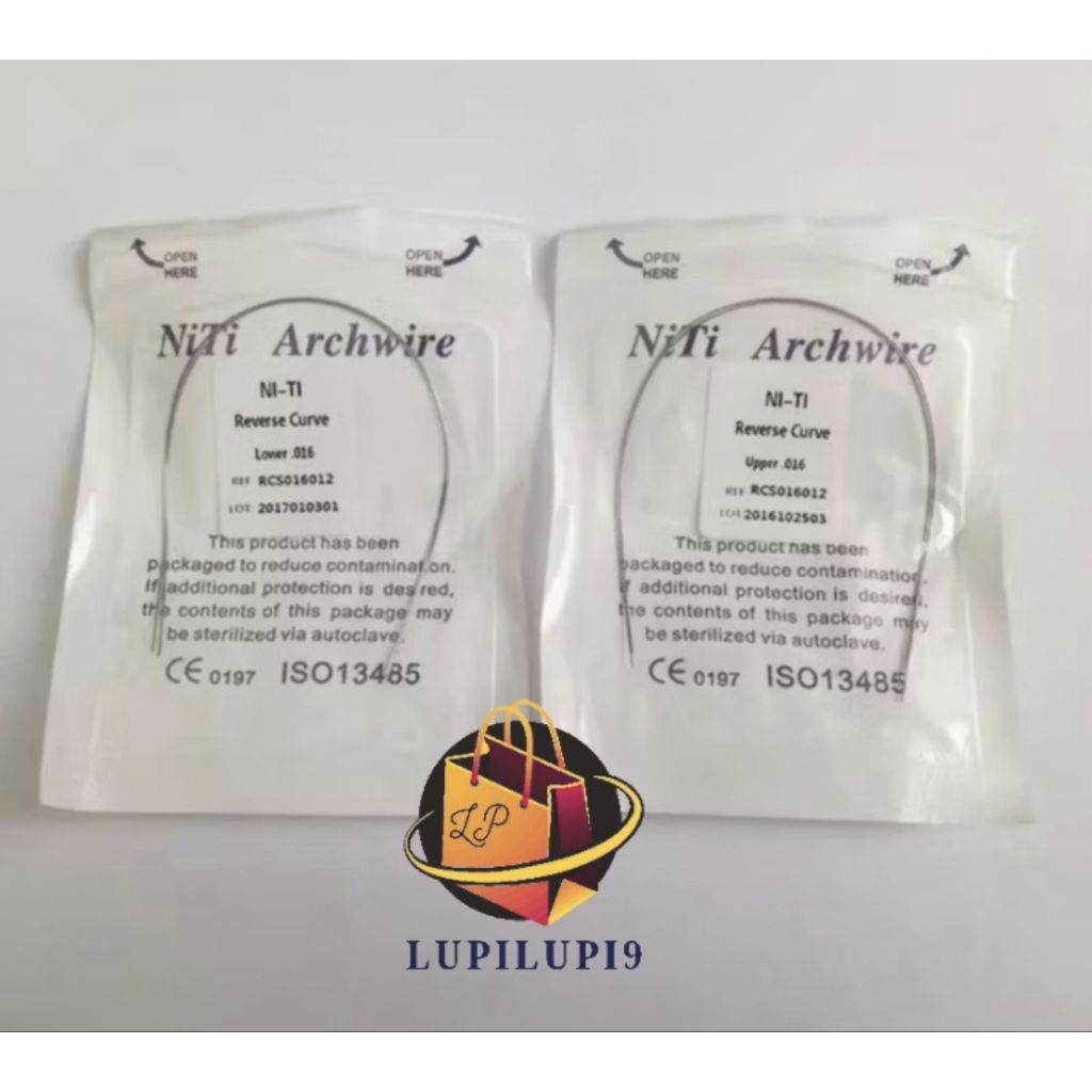 Jual Dental Niti Wire REVERSE Curve Arch Upper Lower Round Recta ...