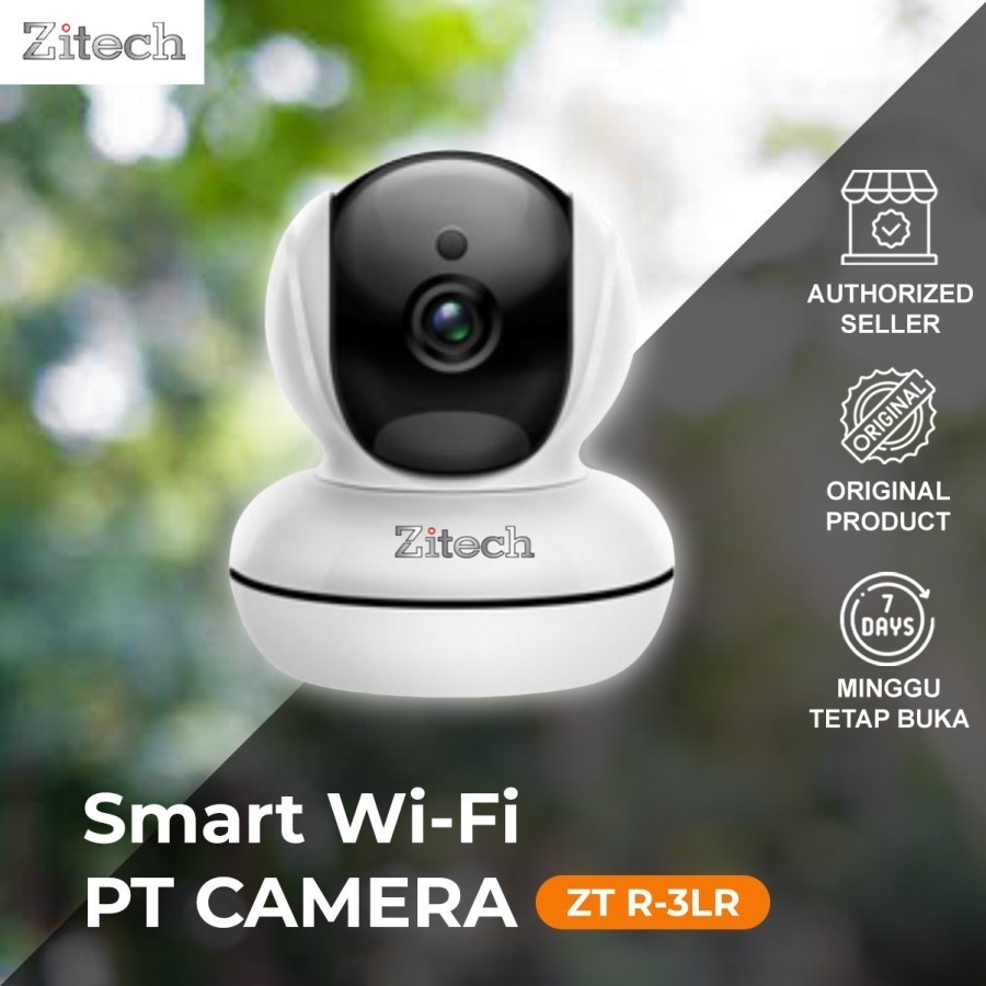 Jual ZITECH WI-FI Camera ZT-R-3LR 2K | Kamera WiFi Pan & Tilt 3MP ...