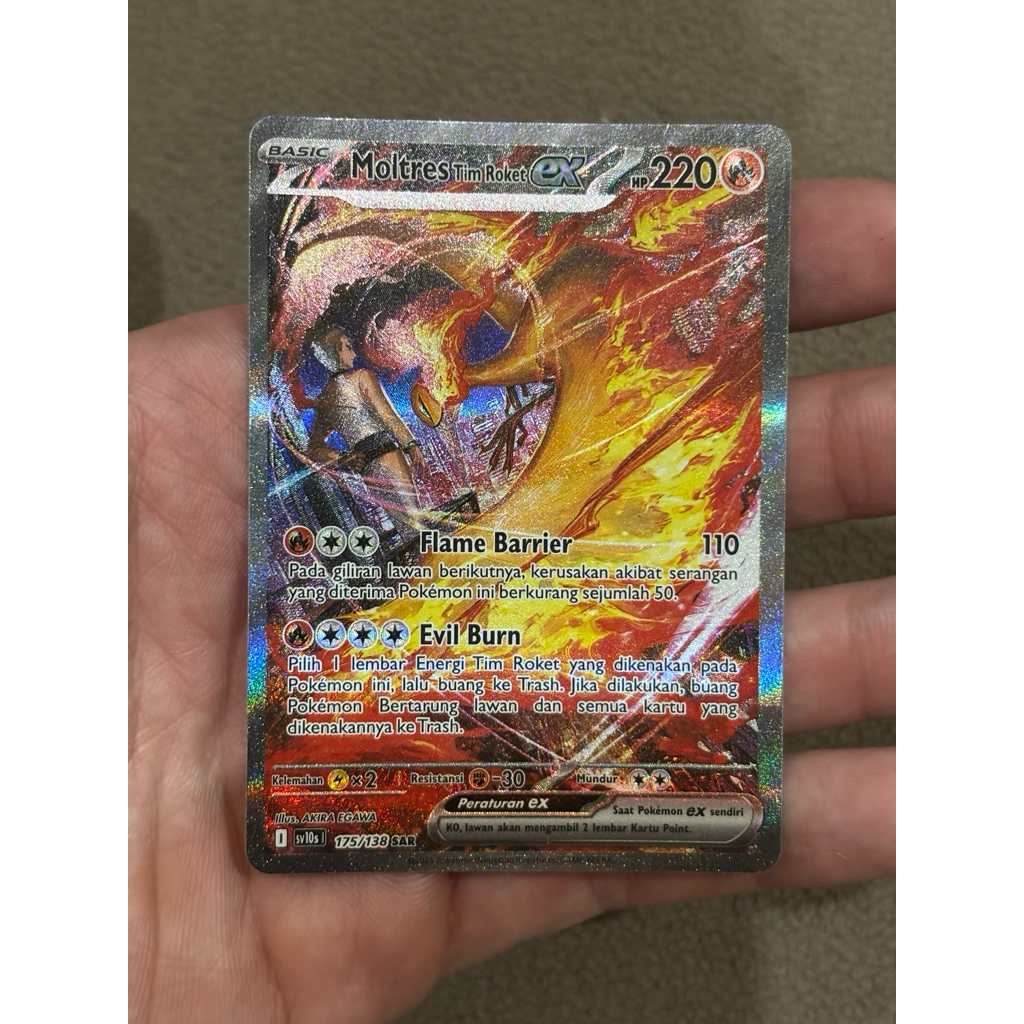 Jual Moltres Tim Roket ex SAR Pokemon TGC Indonesia | Shopee Indonesia