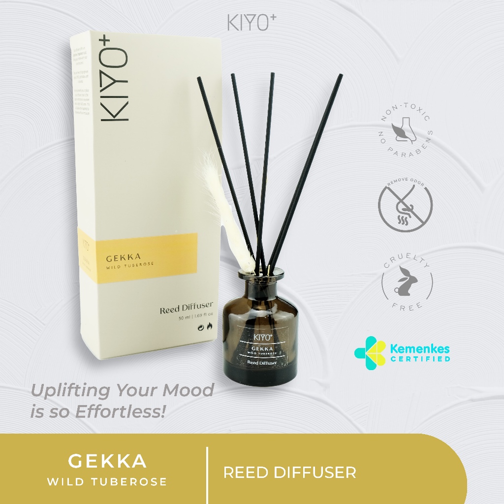 Jual KIYO+ Reed Diffuser GEKKA / Wild Tuberose | Shopee Indonesia