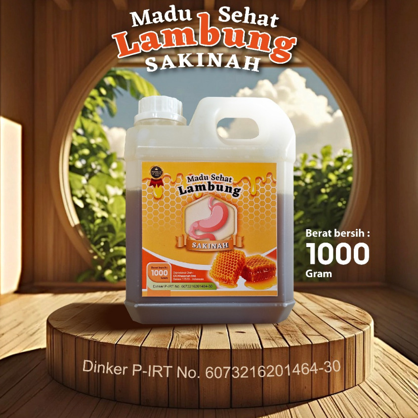 Madu Sehat Lambung Sakinah Madu Herbal untuk Maag Asam Lambung GERD 1 kg