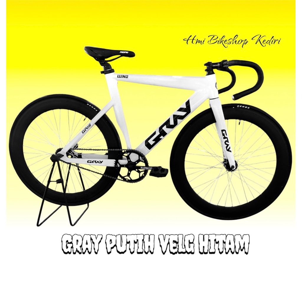 Jual Sepeda Fixie Gray (700c) Banyak Varian Siap Pakai | Shopee Indonesia