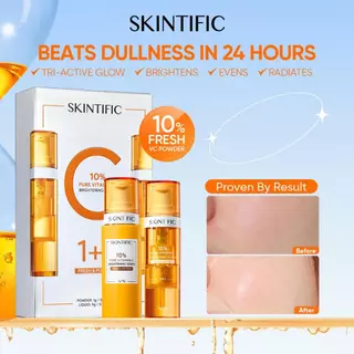 SKINTIFIC 10% Vitamin C Serum Brightening Anti-Aging